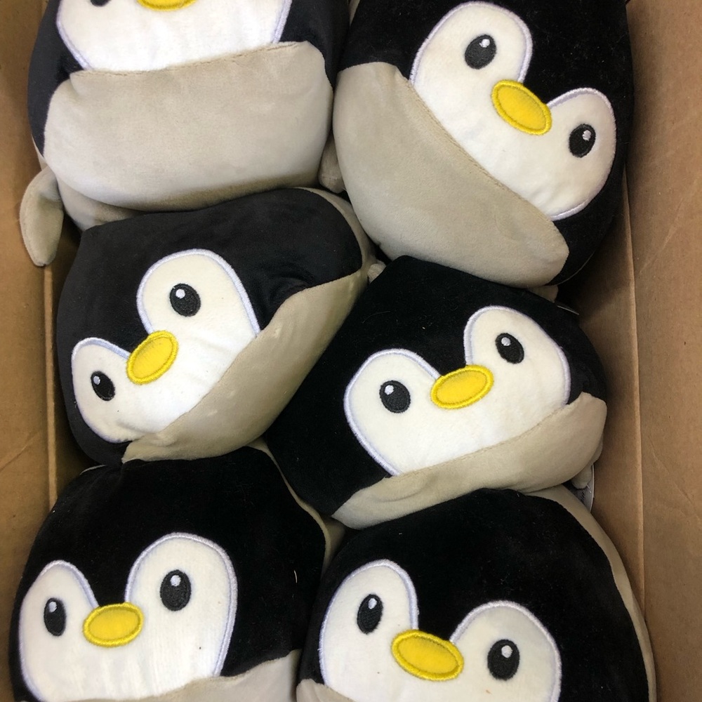 Fiesta Black and White Penguin Plush Set